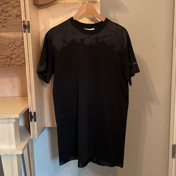 3.1 Phillip Lim Black Lace Insert T-Shirt Dress - Size M - NWOT - Picture 6 of 10